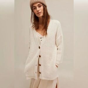 Free People Herringbone Stitch Sweater